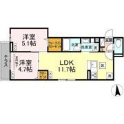 セレスティア西尾久の間取り画像