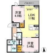 セレスティア西尾久の間取り画像