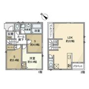 南台戸建の間取り画像