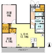 グラン レーヴ Ⅰの間取り画像