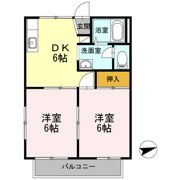 サンロイヤルAの間取り画像