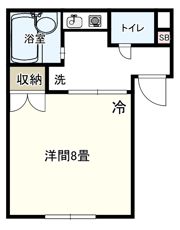 プレジールかずいの間取り画像