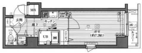 グランド・ガーラ西新宿Westの間取り画像