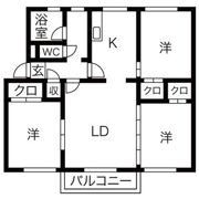 サンリバーオタモイIIの間取り画像