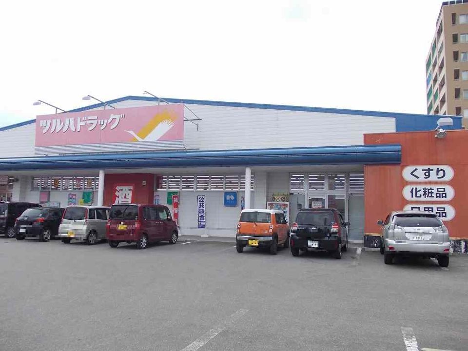 近くのツルハドラッグ金池店まで700m（徒歩9分）