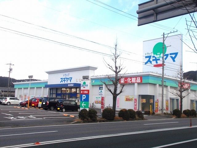 近くのドラッグスギヤマ長良西店まで927m（徒歩12分）
