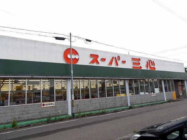 近くのスーパー三心 西郷店まで1,119m(徒歩14分)