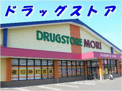 近くのドラッグストアモリまで261m(徒歩4分)