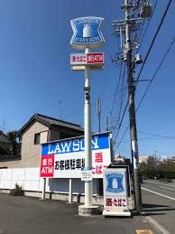 近くのローソン静岡中原店まで450m（徒歩6分）