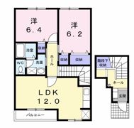 リュウガミ Ⅳの間取り画像