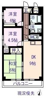 グレースコーエイの間取り画像