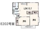 ファミーユ新涯の間取り画像
