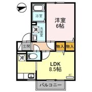 沙羅の木の間取り画像