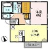 ラ・フォンティーヌ Bの間取り画像