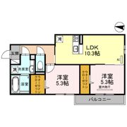 ラ・セゾン嵐山の間取り画像