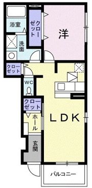 グラース メゾン Aの間取り画像