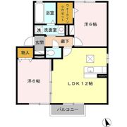 グランモア 神戸 Bの間取り画像