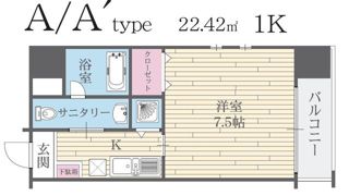 HF河原町二条レジデンスの間取り画像