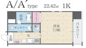 HF河原町二条レジデンスの間取り画像