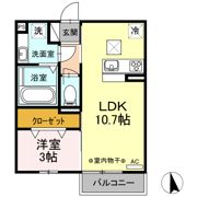 クレールの間取り画像