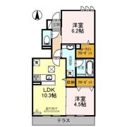 ドムール嵯峨B棟の間取り画像