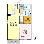 ル アンブル Aの間取り画像