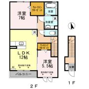 D-room本庄の間取り画像