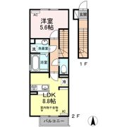 D-room西之島の間取り画像