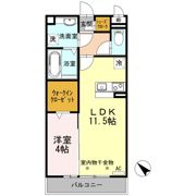 ウヴェルテュールの間取り画像