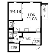ilusion黒川の間取り画像