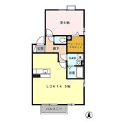 ロイヤルタウン Bの間取り画像
