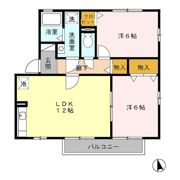 ファミール南山 Bの間取り画像