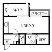 GRANDTIC平安通の間取り画像