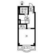 サンハイツ睦の間取り画像