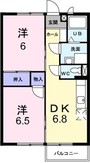 サンライズ2 カモミール館の間取り画像