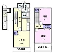 グラン フルールの間取り画像