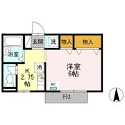 ファミール堀部Ⅳの間取り画像