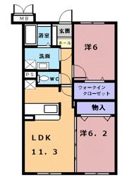 メゾン・ダルカンシールⅡの間取り画像