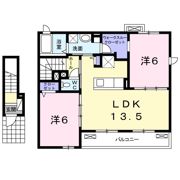 アルモニー Aの間取り画像