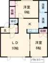 シティハイム三條パーク A棟の間取り画像