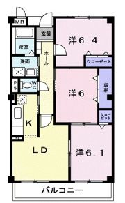 キャッスルタルイ弐番館の間取り画像