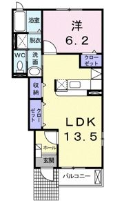 ハーベストヒル Cの間取り画像