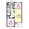 クレアール行永東Ⅱの間取り画像