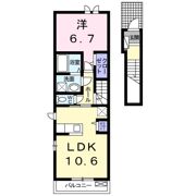アネックス法川の間取り画像