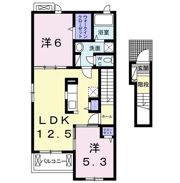 シュシュ・シャンブル弐番館の間取り画像