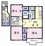 メゾンパルテール1の間取り画像
