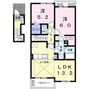 プルメリアFの間取り画像