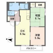 グランドゥール Iの間取り画像