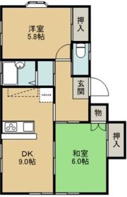 コーポヒルラック 10号棟の間取り画像