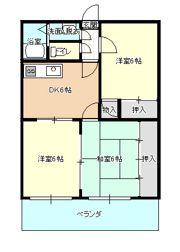 ユーミー三段池の間取り画像